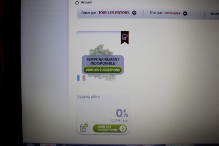 Il peut malheureusement y avoir des ruptures de stock.